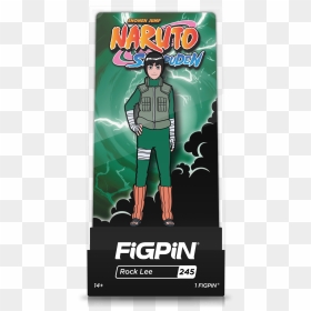 Rock Lee Enamel Pin"  Data Src="//cdn - Rock Lee Figpin, HD Png Download - rock lee png